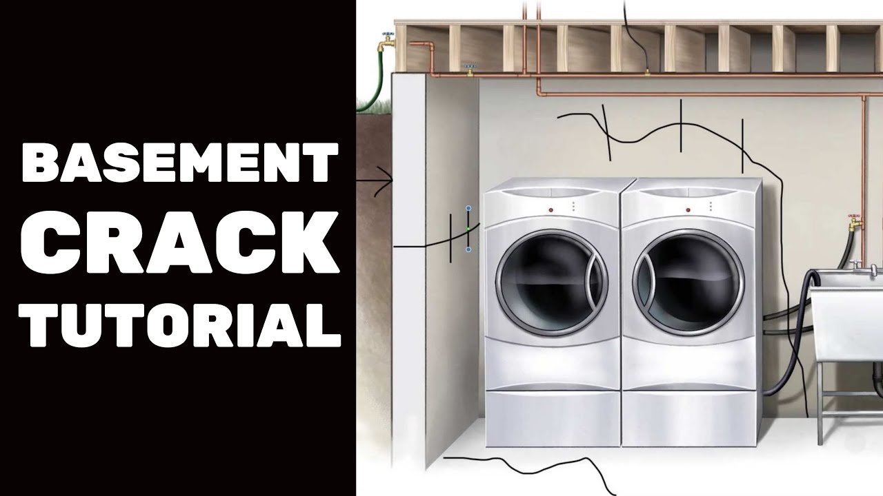 Video thumbnail for BASEMENT FINISHING COURSE VIDEO: Basement Crack Tutorial
