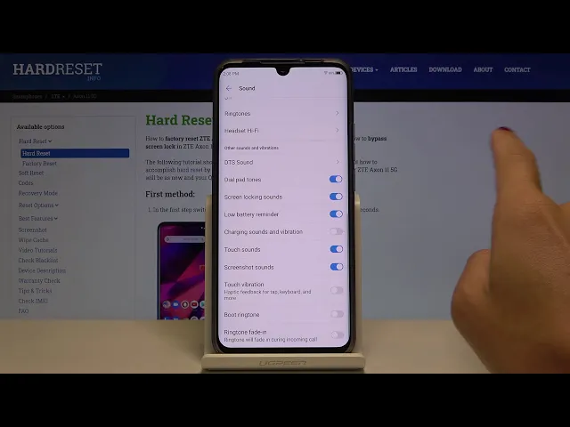 Video thumbnail for How to Turn On/Off Charging Sounds on ZTE Axon 11 - Manage System Tones