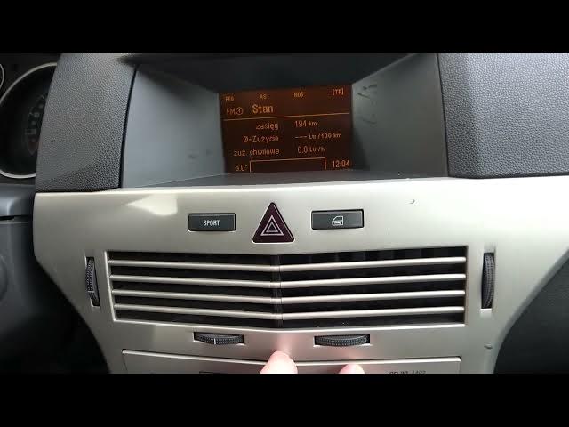 Video thumbnail for How to Enter Radio Equalizer in Opel Astra H GTC (2004 - 2014) - Adjust Radio Equalizer