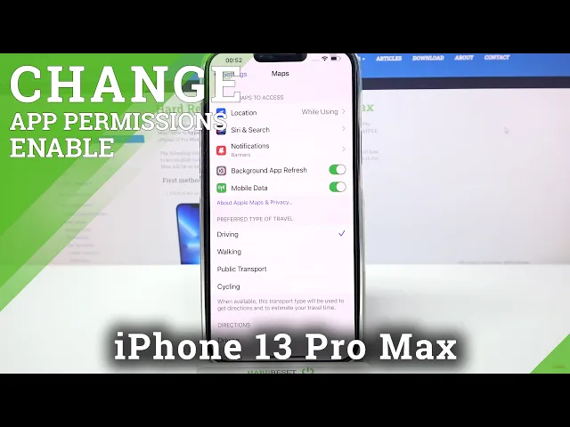 Video thumbnail for How to Change Apps Permissions on iPhone 13 Pro Max - iOS Applications Settings