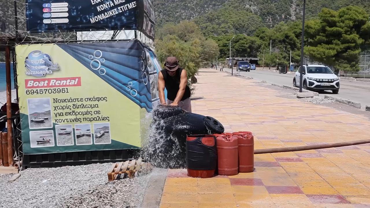 Video thumbnail for Greece: Wildfires burn 70,000 hectares across Greece’s Attica region in 9 years.