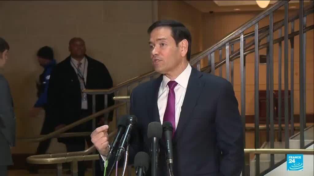 Video thumbnail for Rubio says Israel's strike plan triggered US attack on Iran
