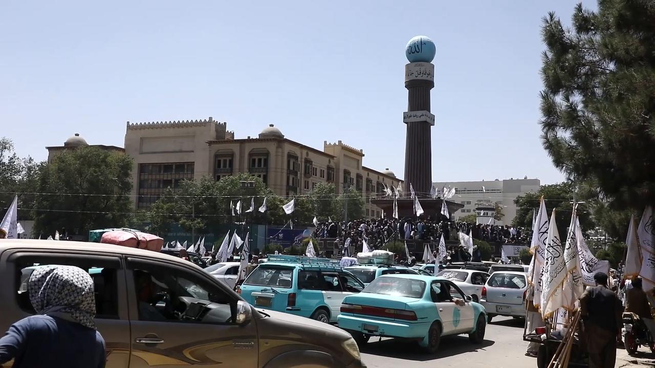 Video thumbnail for Afghanistan: Taliban marks fifth anniversary of return to power in Afghanistan.