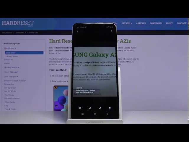 Video thumbnail for Add Camera Watermark - SAMSUNG Galaxy A21s & Camera Options