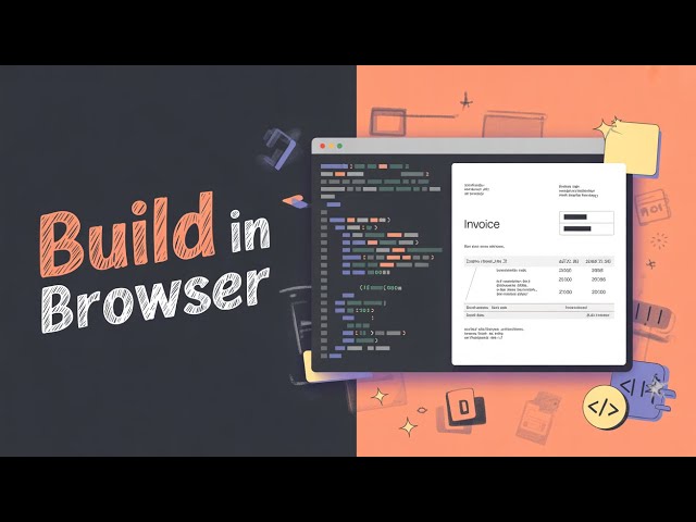 Video thumbnail for Build a Browser Based Invoice to PDF Generator with jsPDF and html2canvas Using HTML & JS