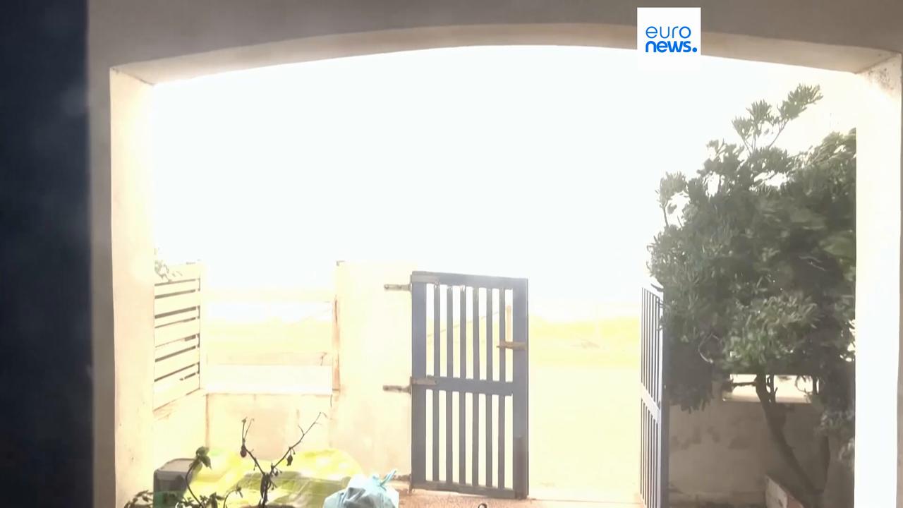 Video thumbnail for Tornadoes sweep across Sicily, leaving flipped cars and damaged buildings