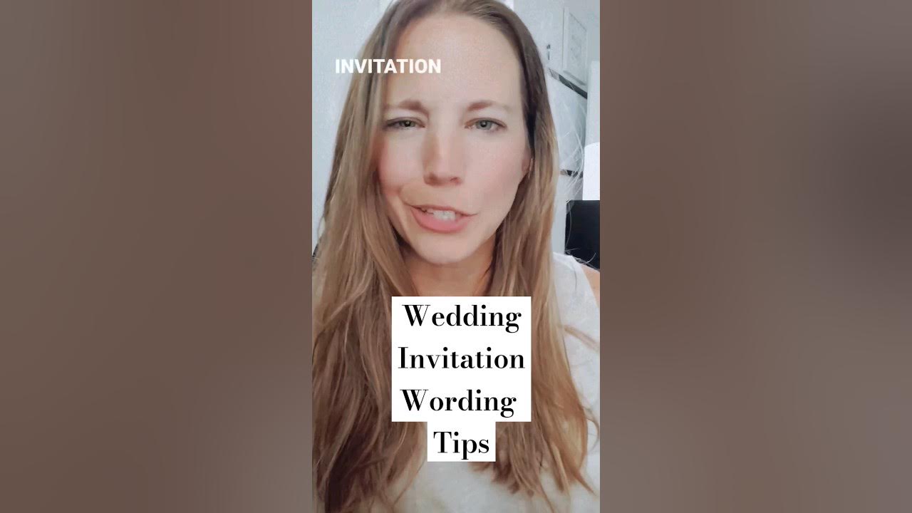 Video thumbnail for 5 MAJOR Things to Include on Wedding Invitations