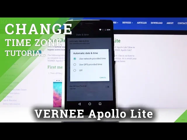 Video thumbnail for How to Change Date & Time in Vernee Apollo Lite - Set Up Date
