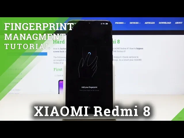 Video thumbnail for How to Add Fingerprint in XIAOMI Redmi 8 – Fingerprint Sensor