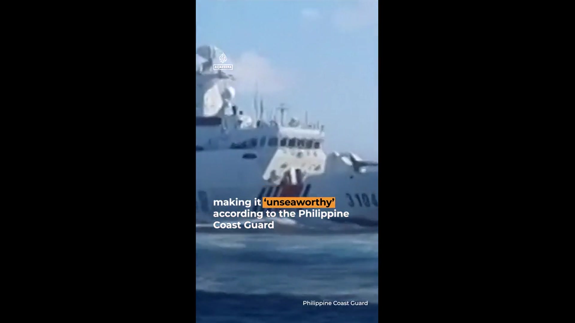 'Video thumbnail for Chinese vessels collide in disputed South China Sea'