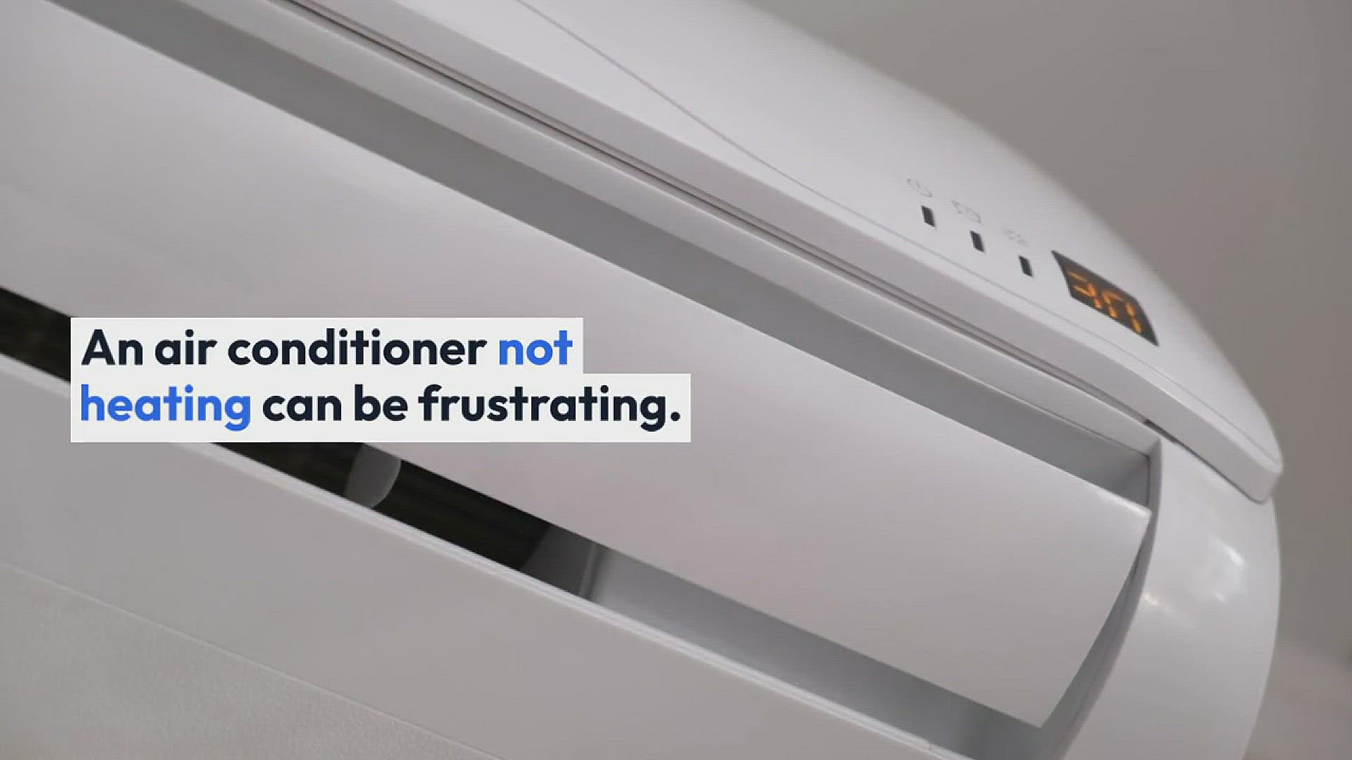 Video thumbnail for How To Fix An Air Conditioner Not Heating