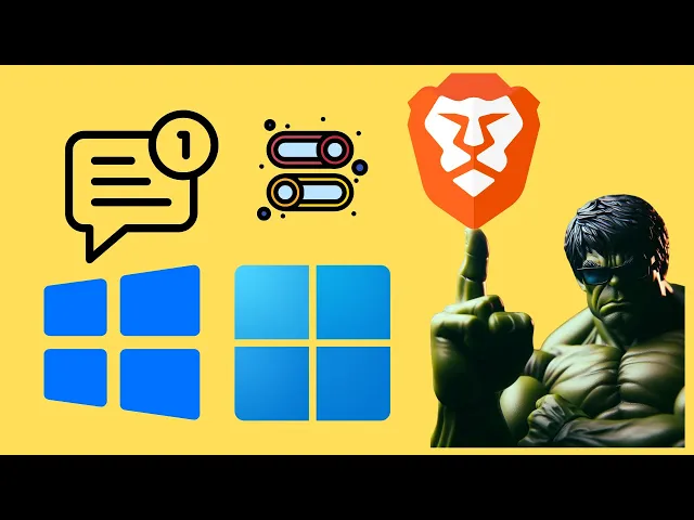 'Video thumbnail for How to Allow or Block Notifications in Brave Browser on Windows 11 or 10 | GearUpWindows Tutorial'