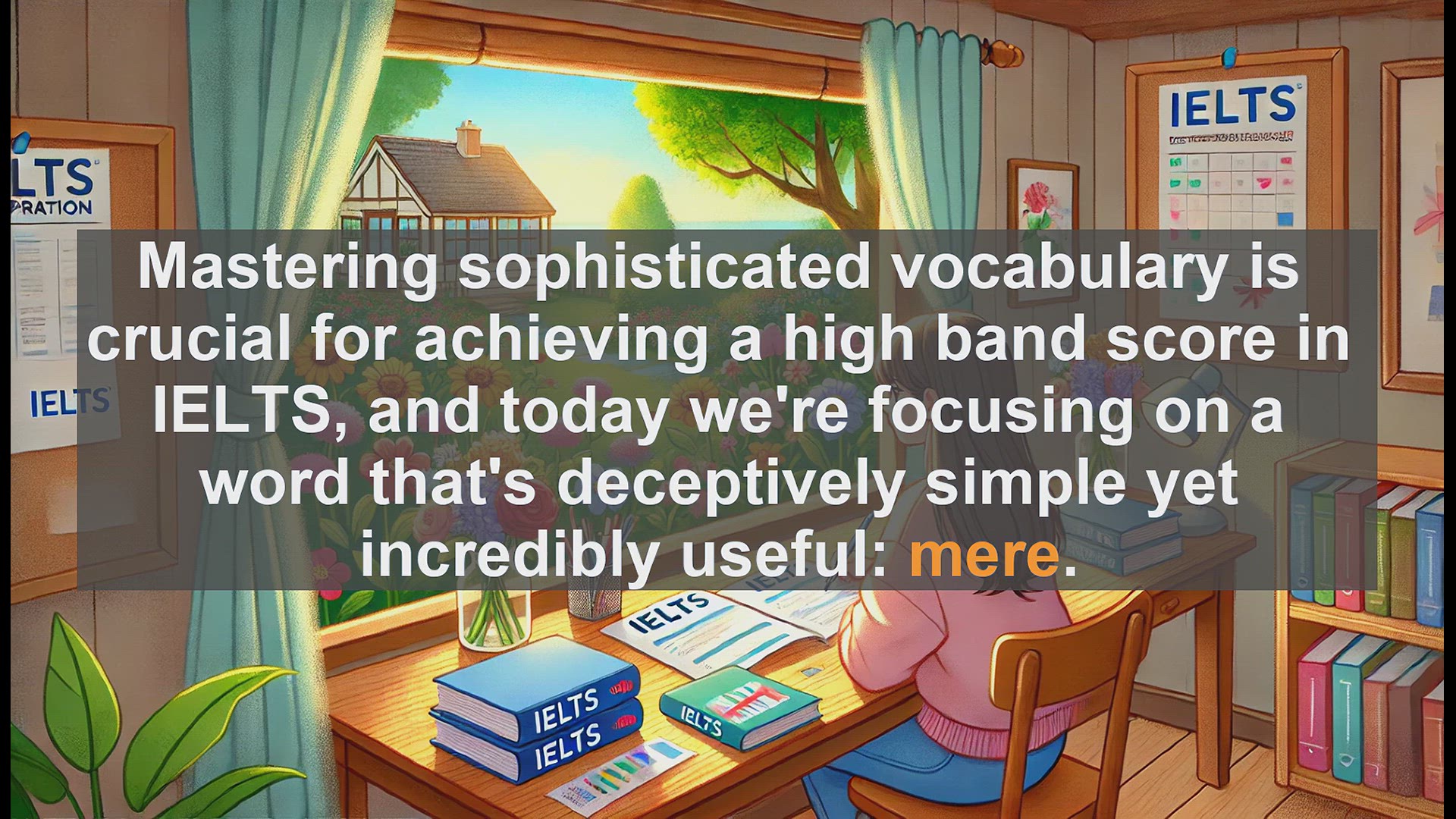 'Video thumbnail for 5000 Must Know IELTS 8.0 Vocabulary - Boost Your IELTS Score: Mastering the Word 'Mere''
