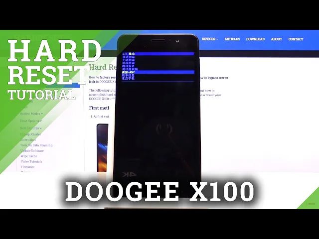 Video thumbnail for How to Hard Reset DOOGEE X100 via Factory Mode – Remove All Data & Files