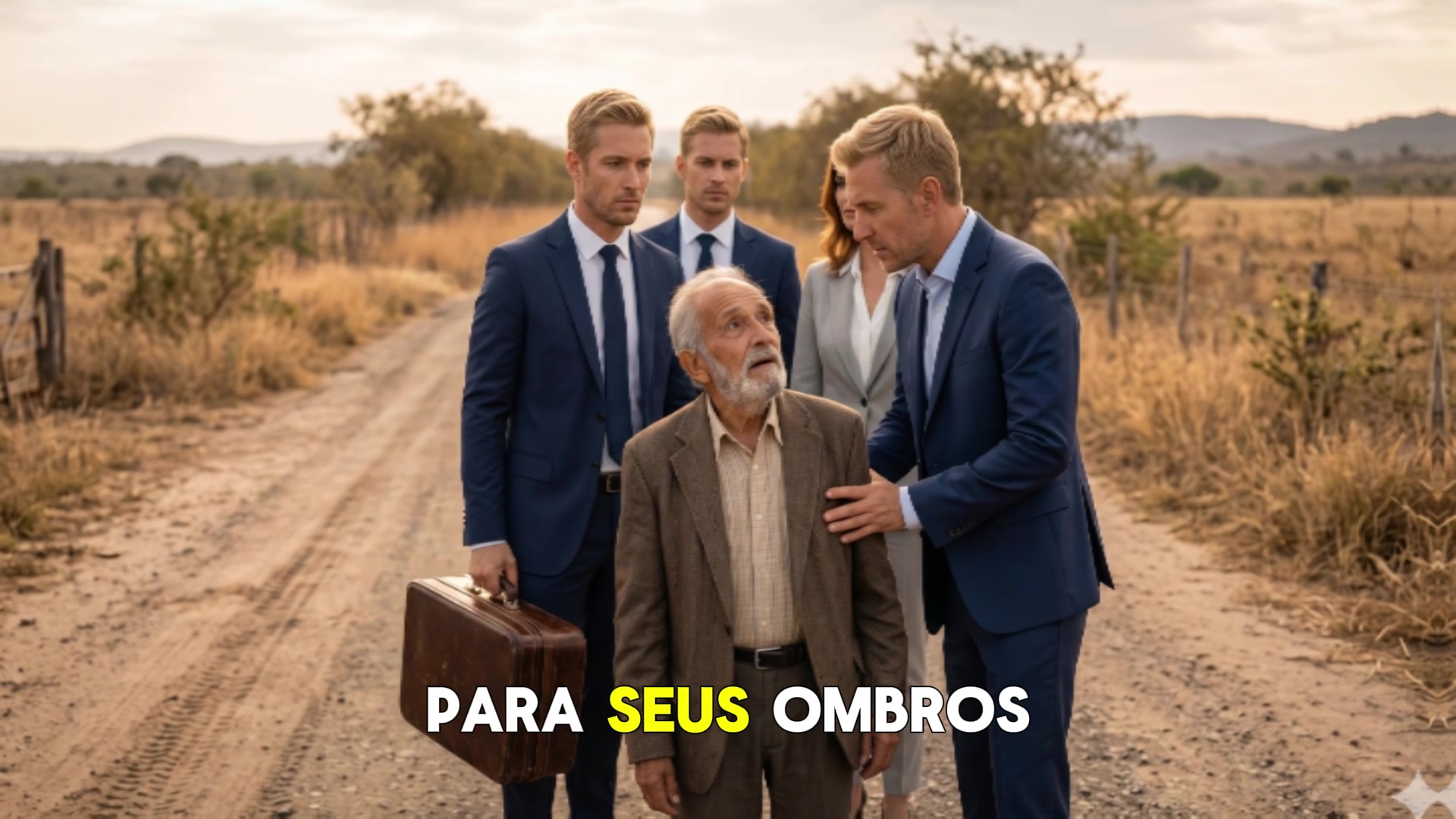 Video thumbnail for Filhos gananciosos mandam o pai para o asilo para roubar sua fortuna, mas a armadilha que o 'velho' preparou vai te fazer aplaudir de pé! 😱👏