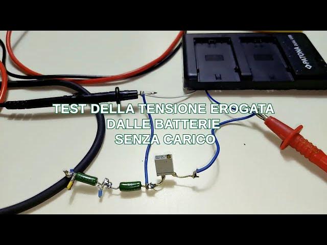 Video thumbnail for Test di carico (40 Ohm) su batterie  NP-FZ100 per Sony A7 IV - DSTE vs SONY