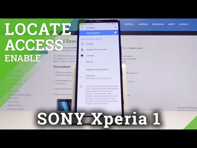 Video thumbnail for How to Disable Location in SONY Xperia 1 - Turn Off Device Location