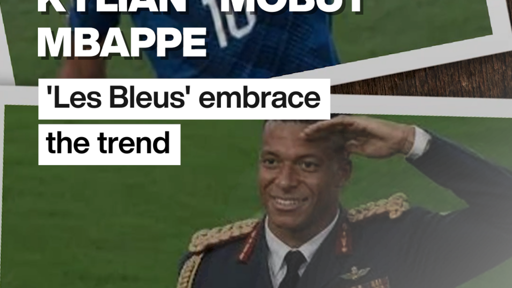 Video thumbnail for Kylian "Mobutu" Mbappé: 'Les Bleus' embrace the trend at the World Cup
