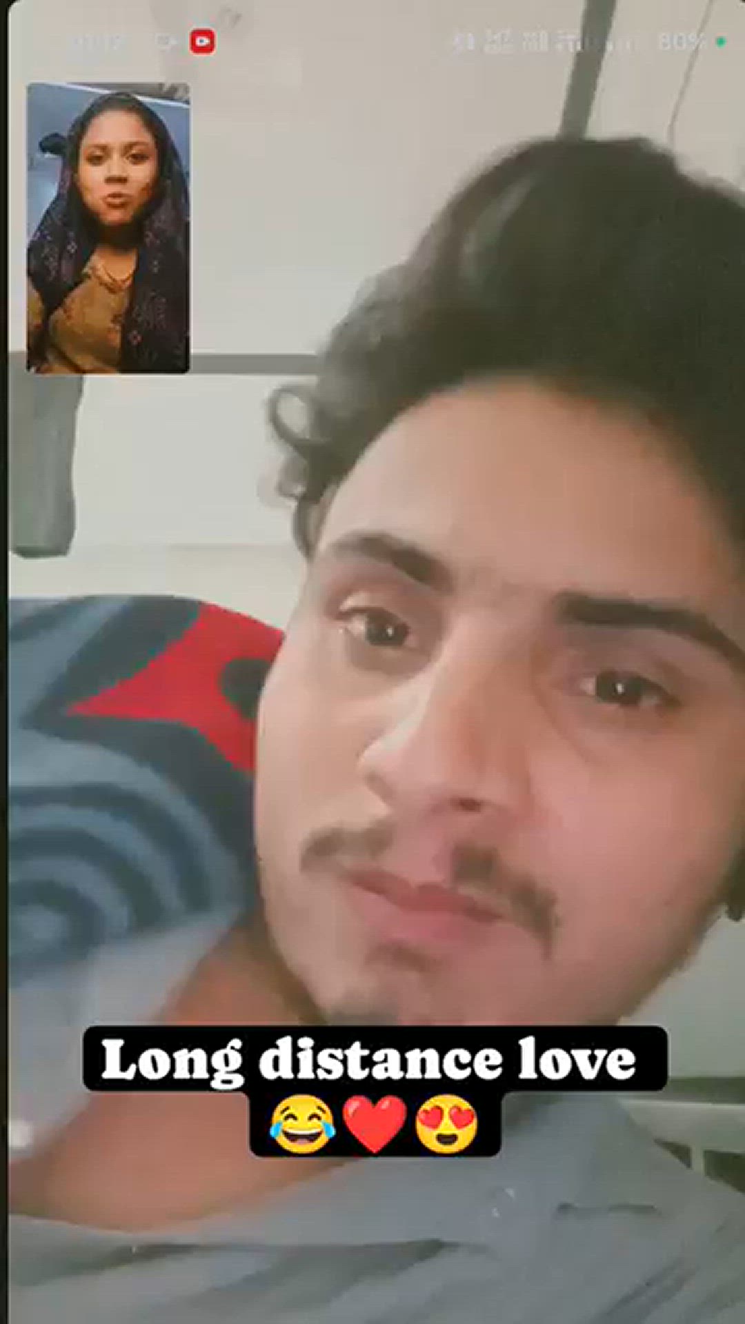 Video thumbnail for long distance love 😂❤️😍 couple goals_ duur na karin _ _couples _shorts(360P)