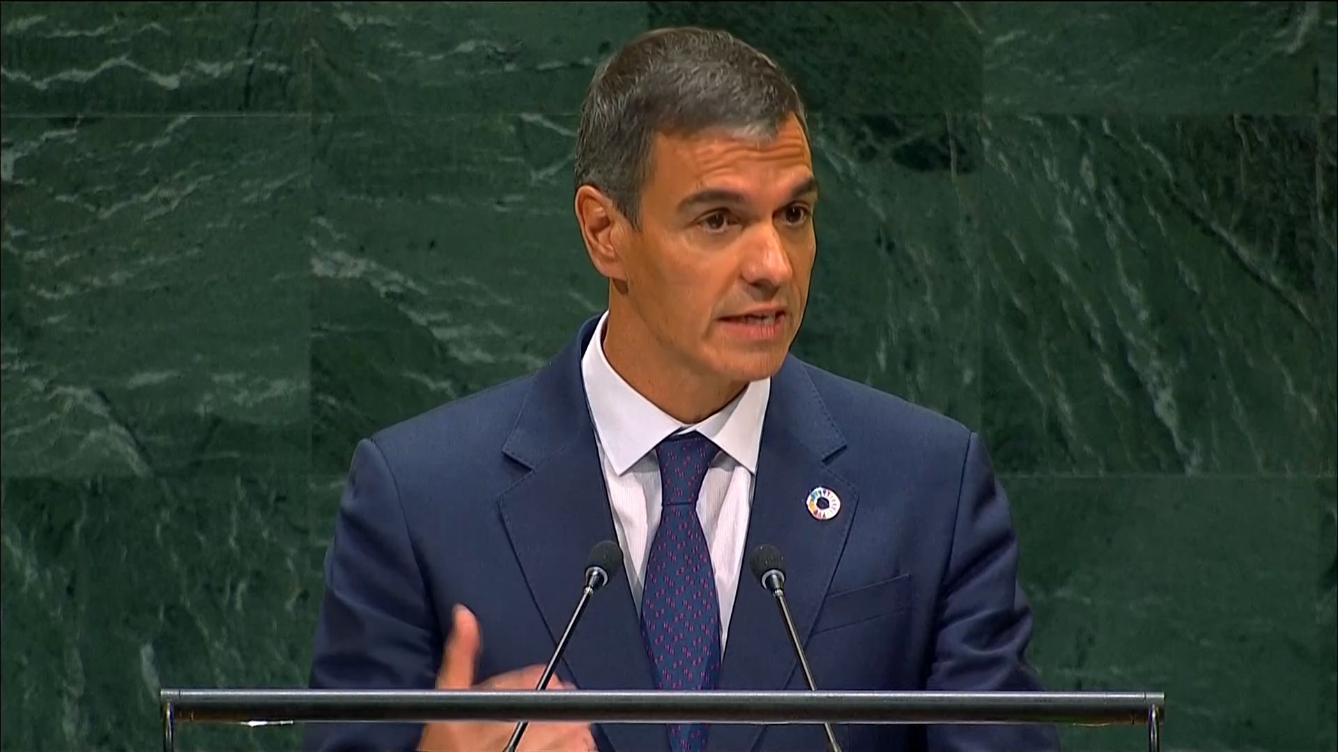 Video thumbnail for Spain’s Sanchez warns of far-right threat in UNGA speech