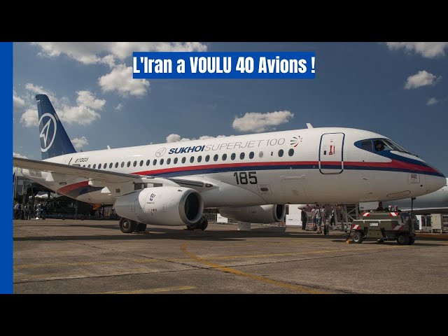 Video thumbnail for L'Iran achètera-t-il 40 avions russes Superjet SJ-100 ? 2 moteurs PD-8 livrés