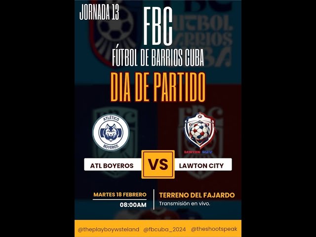Video thumbnail for Lawton City VS Atl Boyeros (Partido 87)