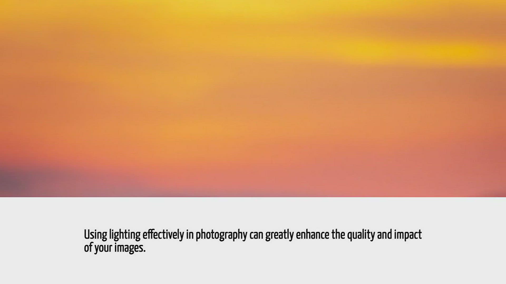 Video thumbnail for How To Use Lighting In Photography