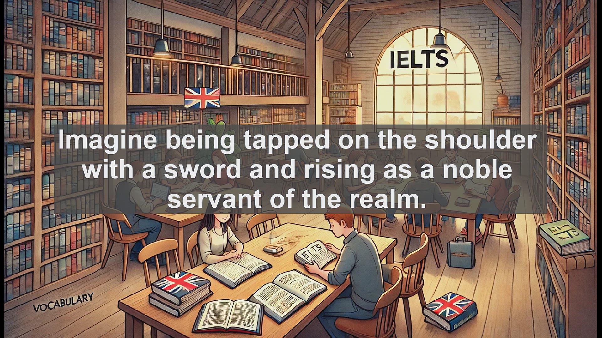 'Video thumbnail for 5000 Must Know IELTS 8.0 Vocabulary - Knighthood: Understanding the Noble Rank for IELTS Success'