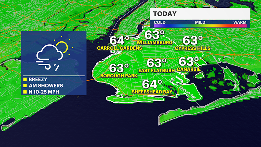 Video thumbnail for STORM WATCH: Nor'easter departs with nicer weather in view across Brooklyn