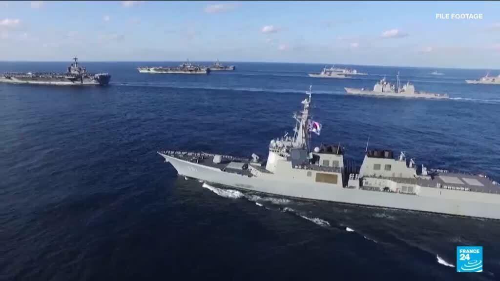 Video thumbnail for US and South Korea begin military drills despite Trump call to scale back