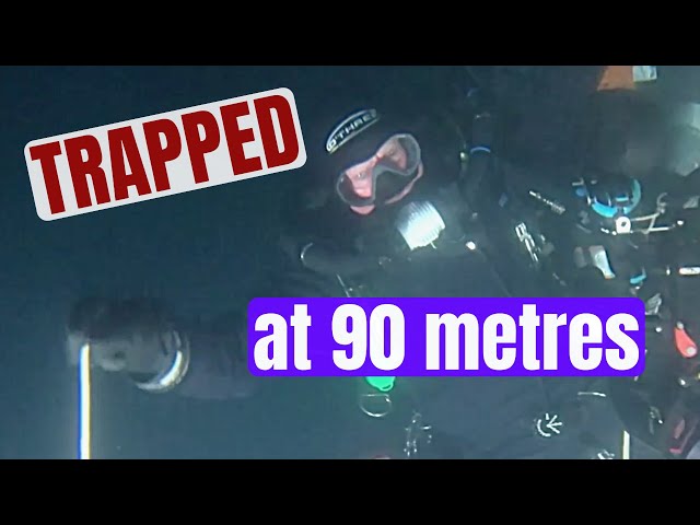 Video thumbnail for What Happens If You Get Stuck 90 Meters Underwater?