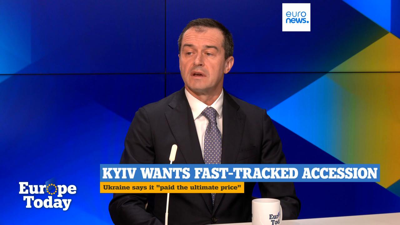 Video thumbnail for Ukraine's ambassador: EU enlargement should focus on substance, not titles