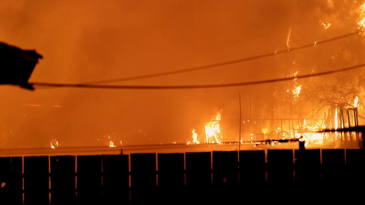 Video thumbnail for US, Bakersfield: Bakersfield Homes Nearly Burn After Suspected Illegal Fireworks Ignite Tree Part 1.