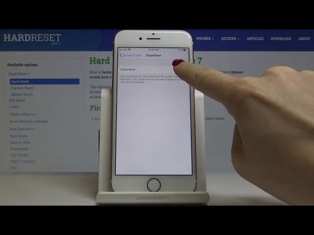 Video thumbnail for How to Use Downtime on iPhone 7 – Set Daily Limits