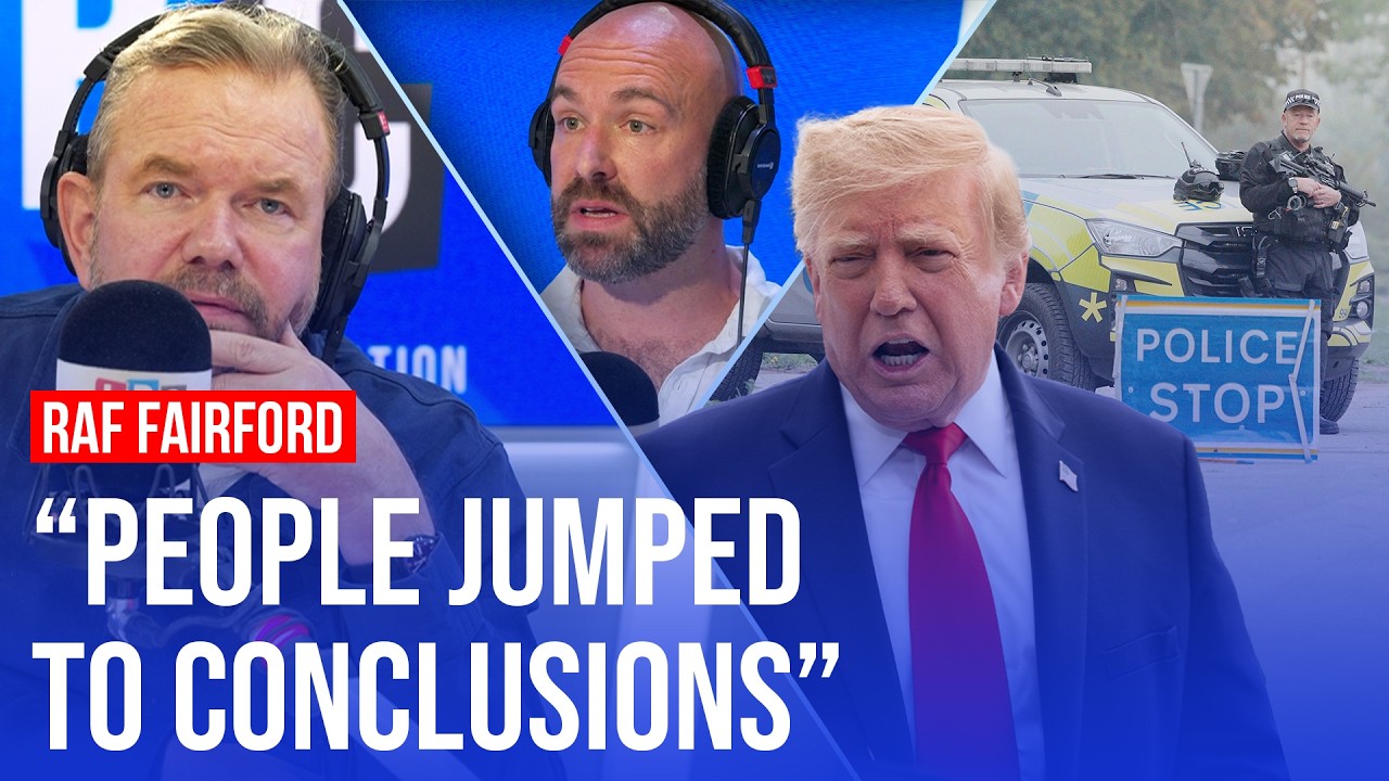 Video thumbnail for RAF Fairford: Trump 'surprised' as five suspects released on bail