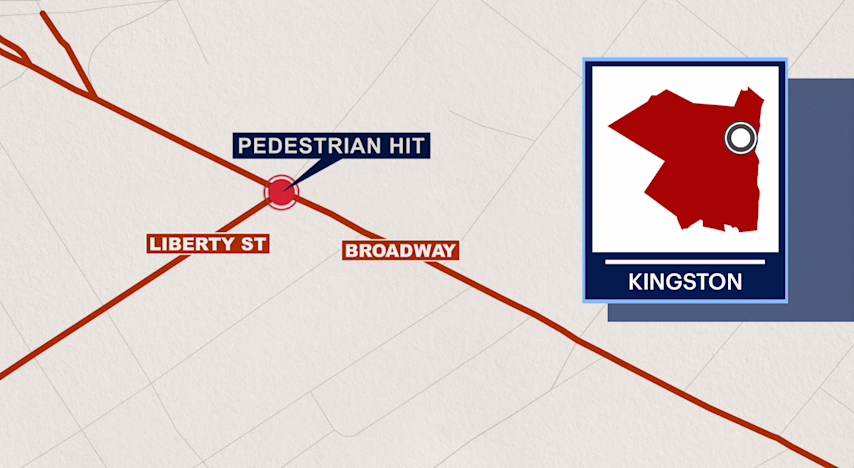 Video thumbnail for Police in Ulster County search for a driver in a hit-and-run crash