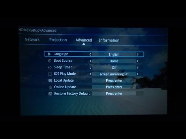 Video thumbnail for How to Change Language on OVERMAX Multipic 2.4 FullHD Projector  Switch English to Hindi or Arabic