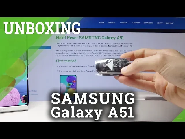 Video thumbnail for Samsung Galaxy A51 Unboxing – Unpacking Samsung Galaxy A51