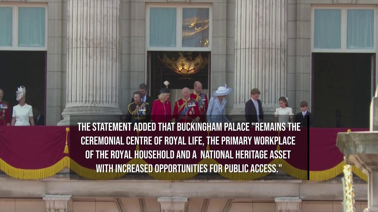 Video thumbnail for IN CASE YOU MISSED IT: King Charles won't move into Buckingham Palace after renovations.