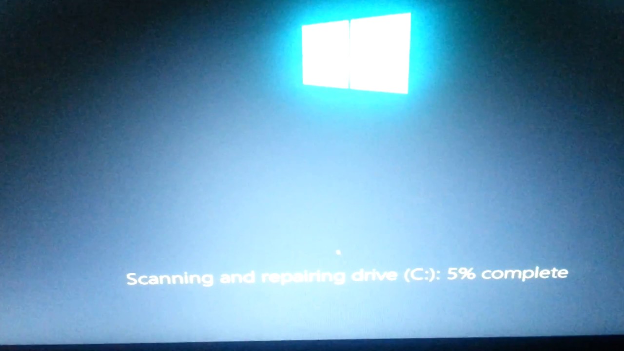'Video thumbnail for Solved: scanning and repairing drive c: on every startup'