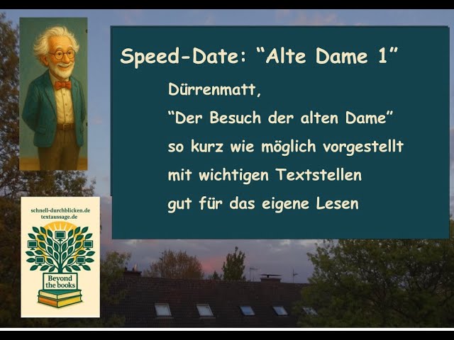 Video thumbnail for Lang-F: "Besuch der alten Dame" - Akt 1 ausführlich erklärt, wichtige Textstellen und Textaussagen