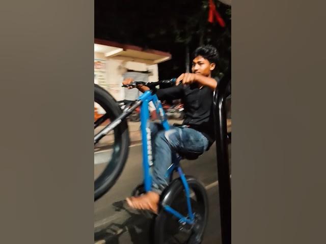 Video thumbnail for School Cycle wheelie and without gear cycle and without disc brake #short #trending#shortsviral