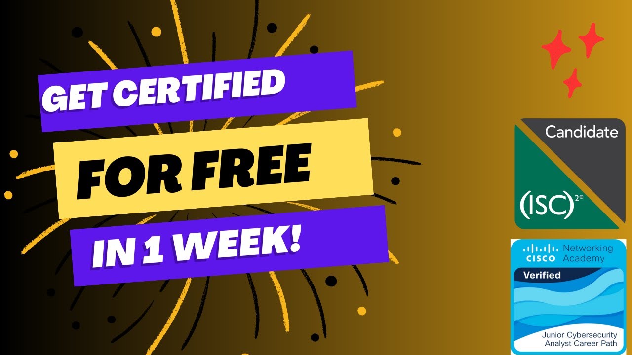Video thumbnail for Get started on free cybersecurity training & certification💯💯