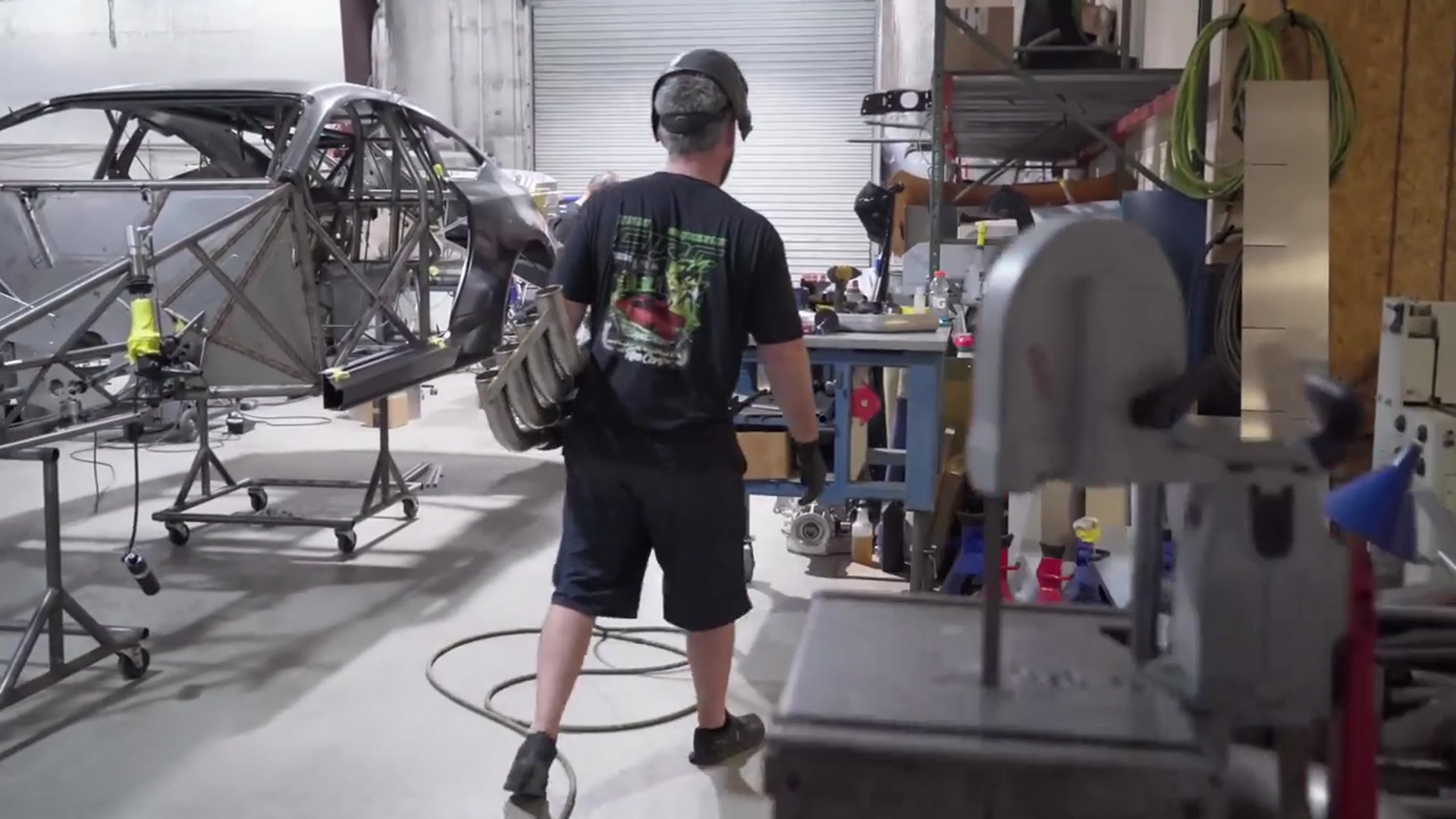 'Video thumbnail for Clay's Camaro gets Headers as well as more Chevelle body fitment!'