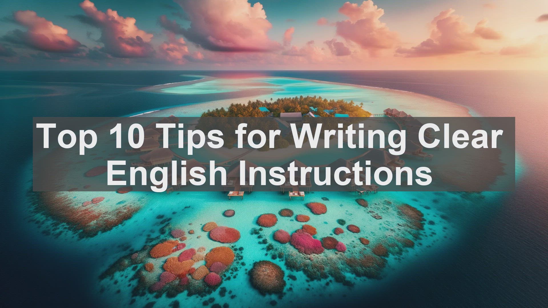 'Video thumbnail for Top 10 Tips for Writing Clear English Instructions'