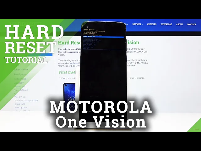 Video thumbnail for How to Hard Reset MOTOROLA One Vision – Bypass Screen Lock