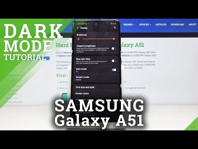 Video thumbnail for How to Invert Colors in Samsung Galaxy A51 – Use Dark Mode