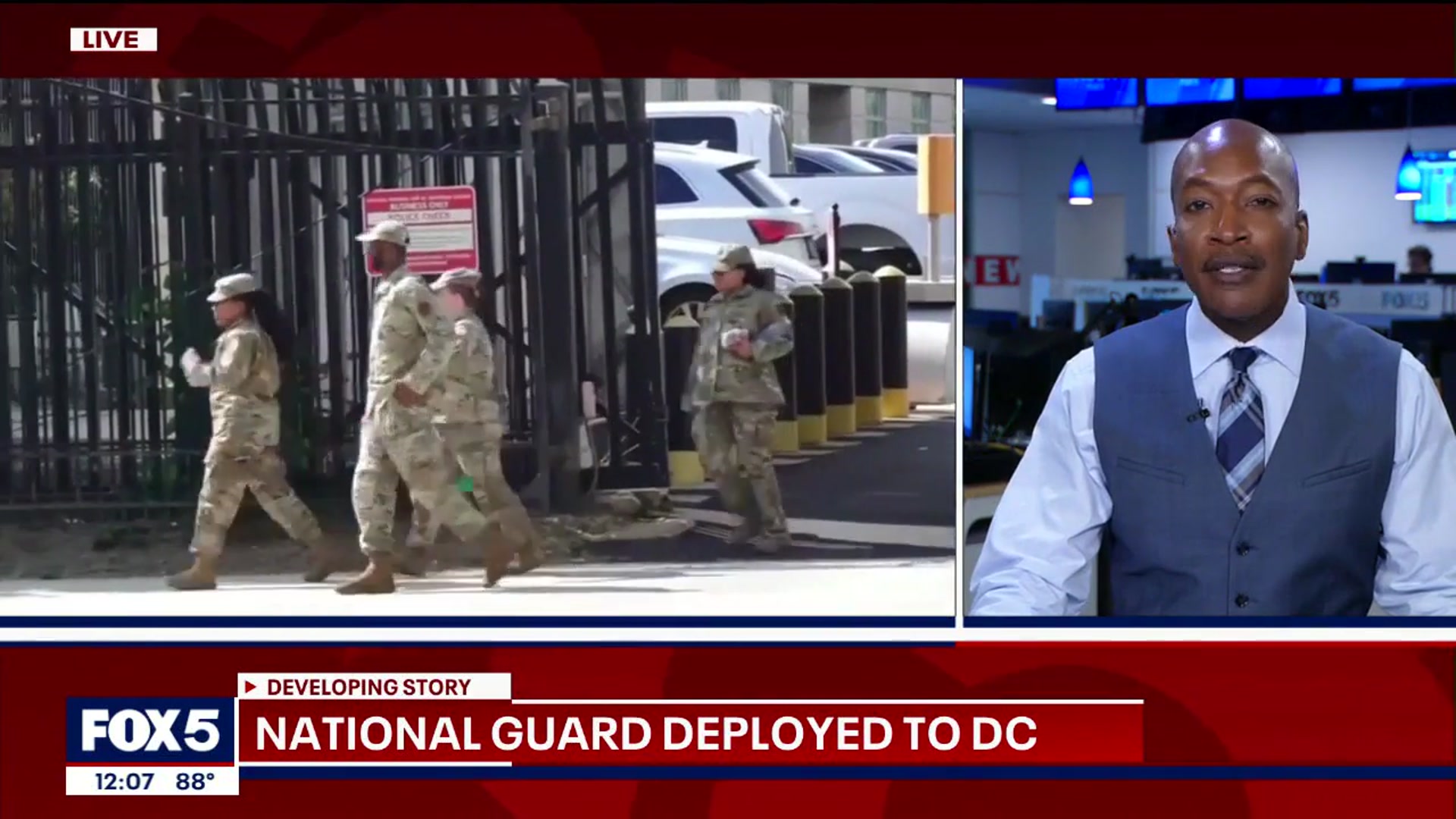 'Video thumbnail for National Guard deployed to D.C.'