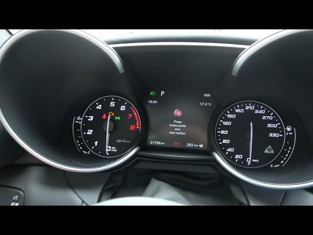 Video thumbnail for How to Turn Dipped Beam Headlight On or Off in Alfa Romeo Giulia - Enable or Disable Dipped Beam