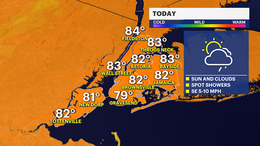 Video thumbnail for Humidity returns to Brooklyn today